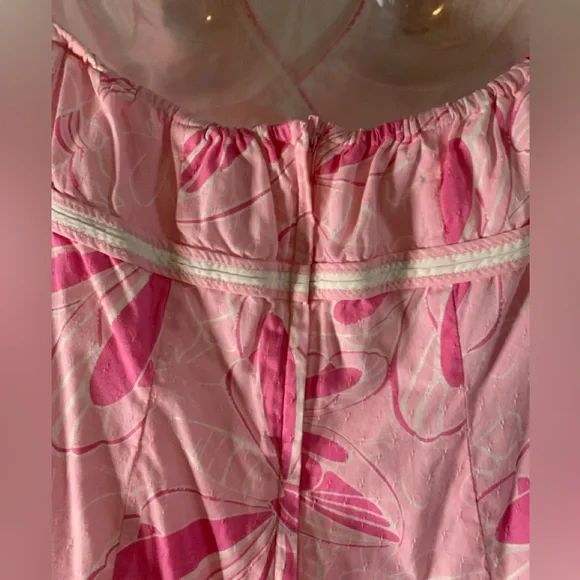 Lilly Pulitzer Vintage Pink Halter Dress with Butterfly Print - Picture 8 of 13
